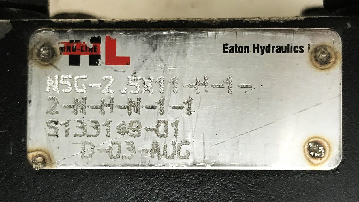 Eaton Hydroline Air Cylinder N5G-2.5x11-H-1-2-M-H-R-1-1 REMANUFACTURED