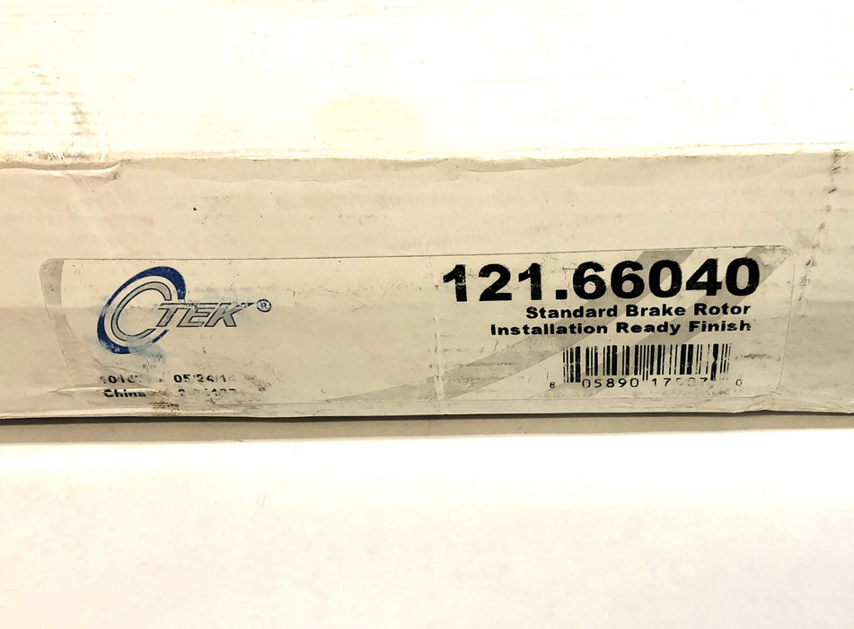 C-Tek Standard Brake Rotor 121.66040 (55054) NOS