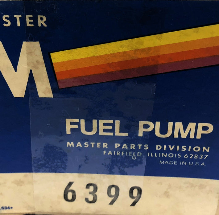 Master Fuel Pump Assembly 6399 NOS