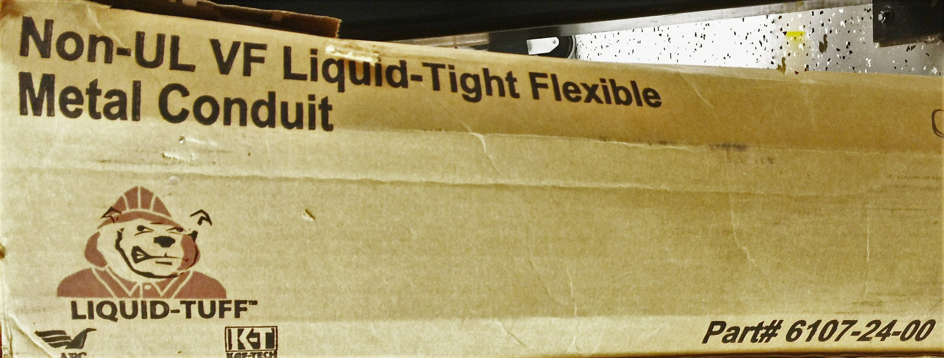 LIQUID-TUFF 50' Liquid Tight Flexible Metal Conduit 6107-24-00 NOS