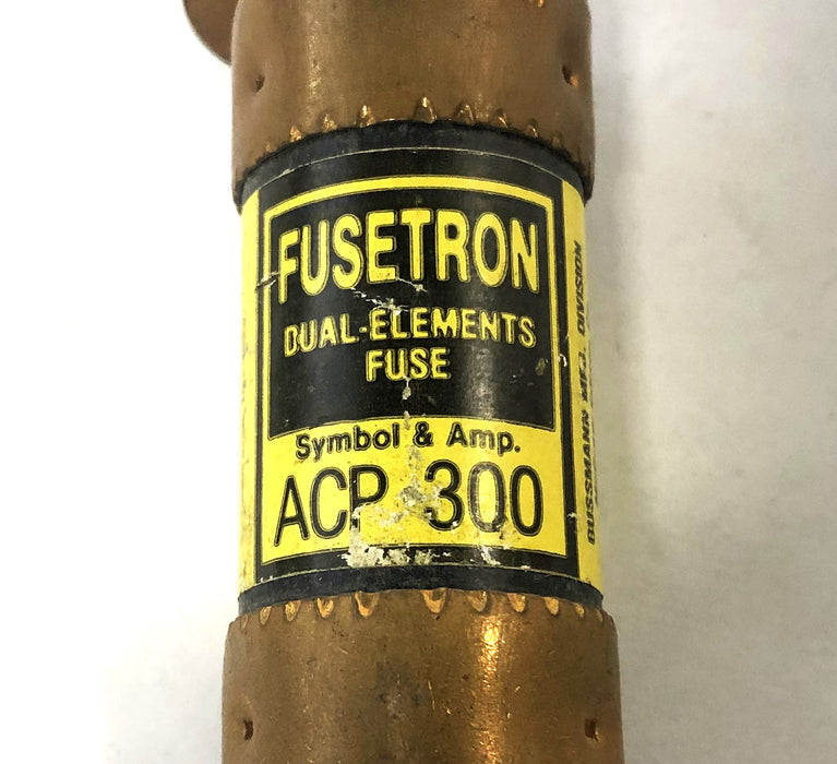 Bussmann Fusetron Dual Element Fuse ACP300 [Lot of 3] NOS