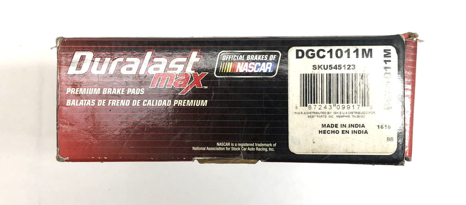 Duralast Max Premium Brake Pad With Hardware Kit DGC1011M NOS