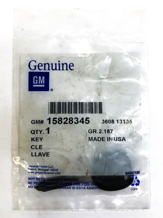 GM OEM Blank Key 15828345 NOS
