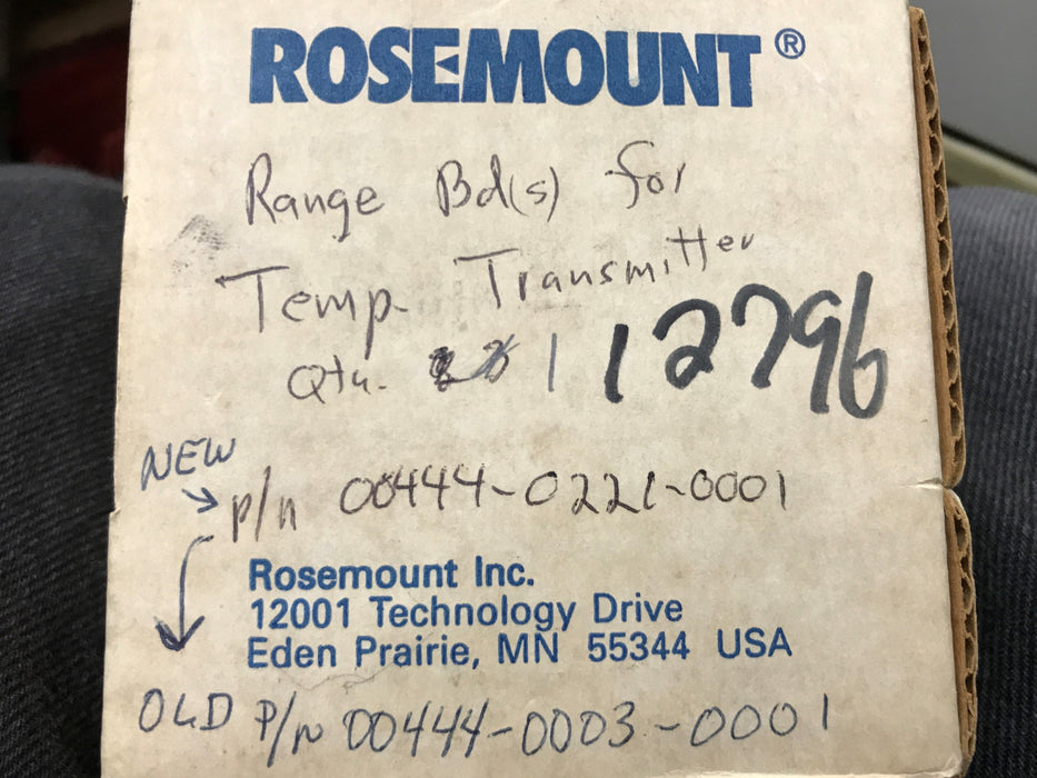 Rosemount Temperature Transmitter 00444-0221-001 NOS