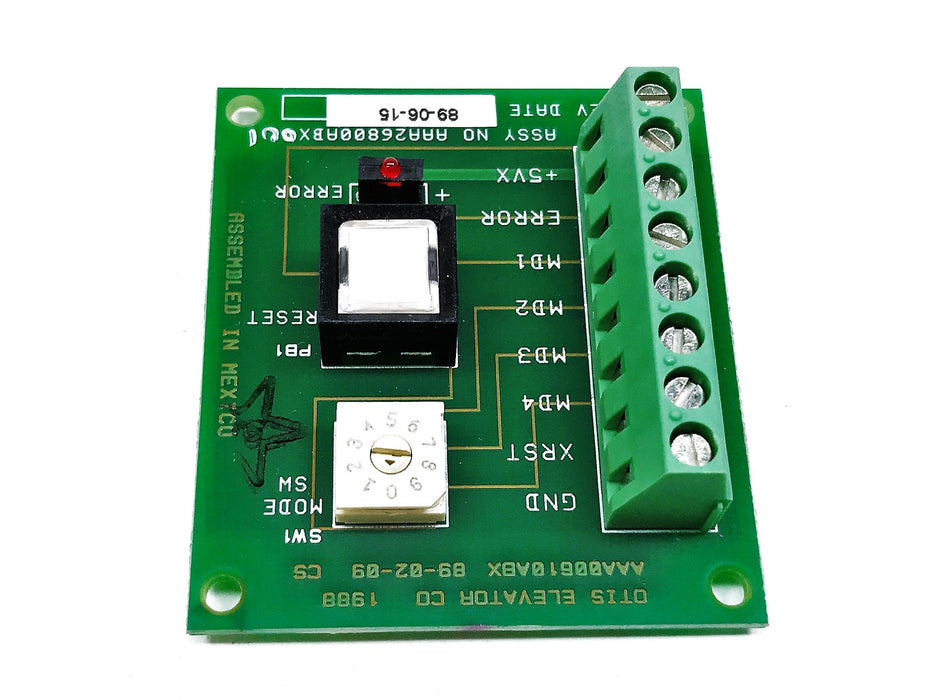 Unbranded Elevator Circuit Board Compatible with Otis AAA26800ABX001 NOS
