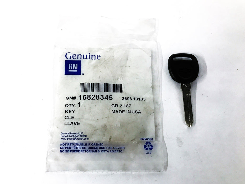 GM OEM Blank Key 15828345 NOS