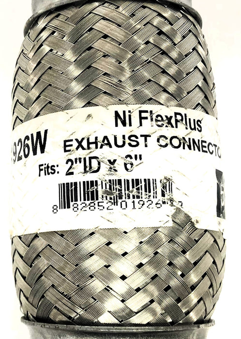 Ni FlexPlus 1926W 2 Inch ID X 6 Inch Exhaust Connector 51025 NOS