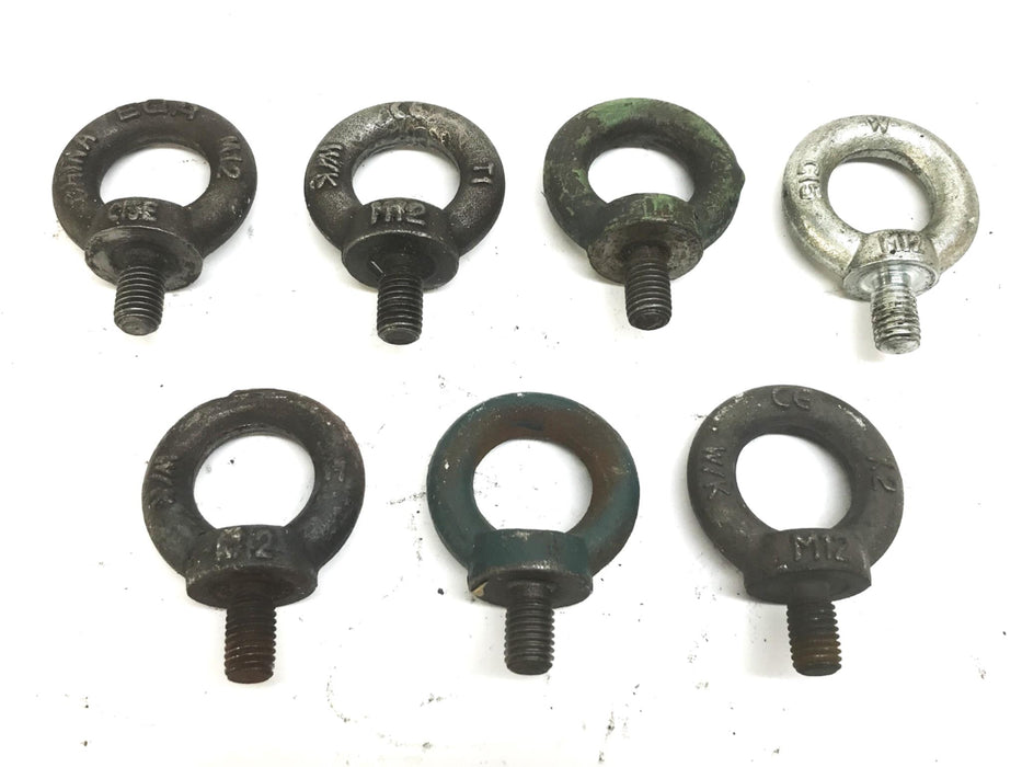 Fastenal 12mm Lifting Eye Bolt C15EM12 [Lot of 7] NOS