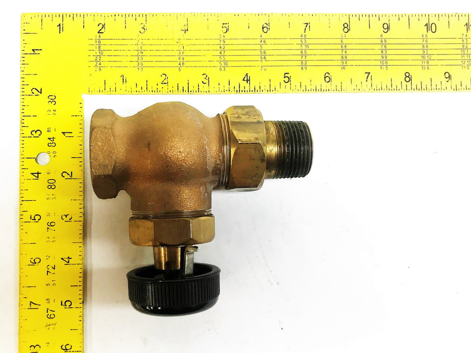 Trane 1" Brass Hermetic 125 PSI Steam Valve NOS