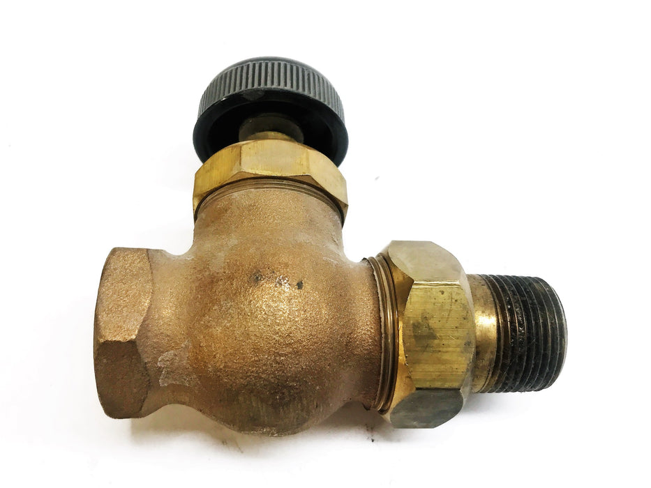 Trane 1" Brass Hermetic 125 PSI Steam Valve NOS