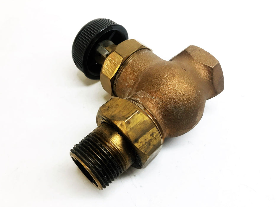 Trane 1" Brass Hermetic 125 PSI Steam Valve NOS