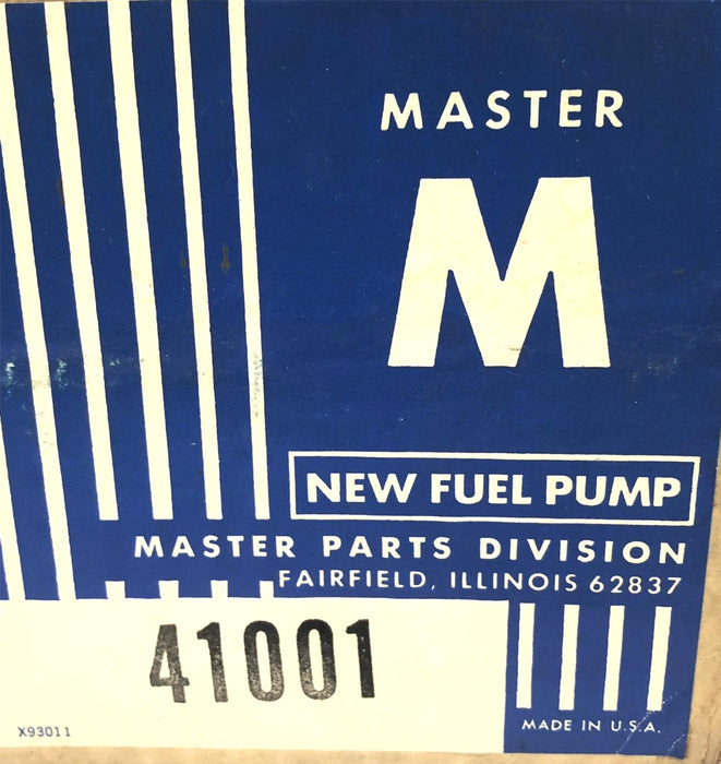 Master Fuel Pump 41001 NOS