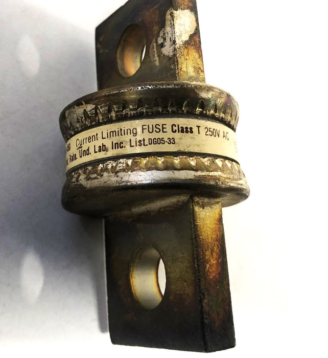 Bussmann Tron 250VAC 200,00 INT Rate Class T Current Limiting Fuse JJN450 NOS
