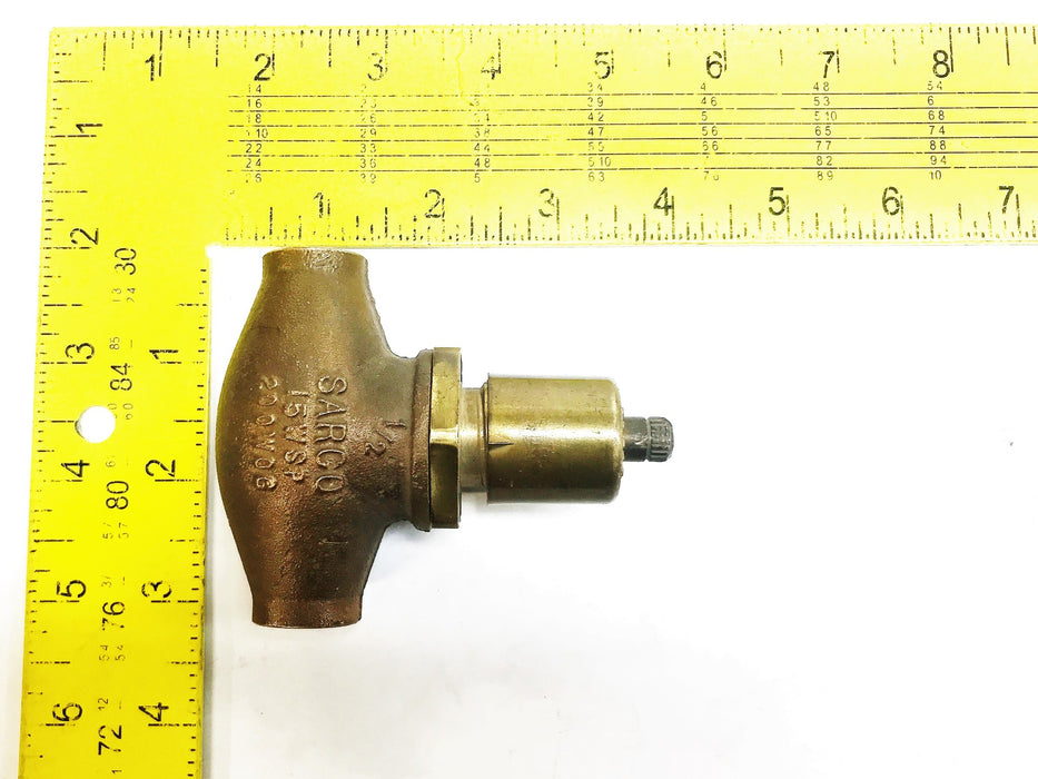 Sarco 5/8" Brass Steam Valve NOS