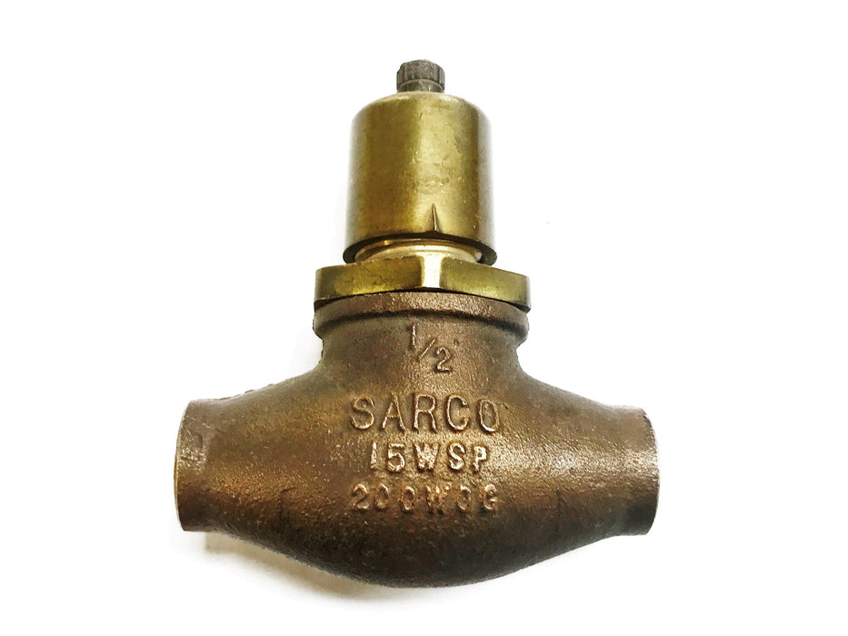 Sarco 5/8" Brass Steam Valve NOS
