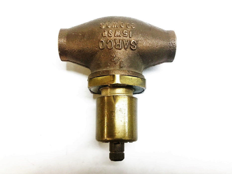Sarco 5/8" Brass Steam Valve NOS