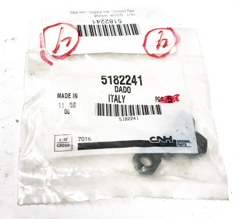 Nut for Case New Holland CNH 5182241 [Lot of 4] NOS