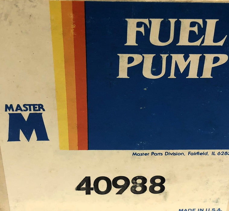Master Fuel Pump 40988 [Lot of 2] NOS