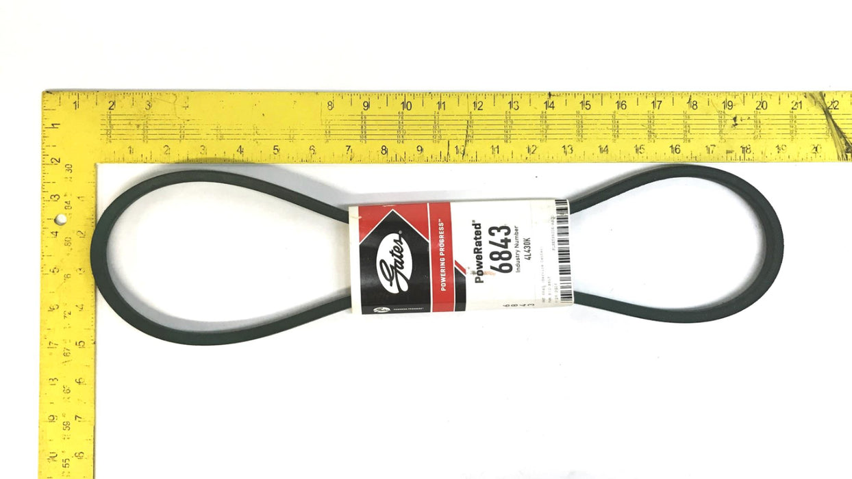 Gates PoweRated 1/2" x 43" Drive Belt 6843 [Lot of 3] NOS
