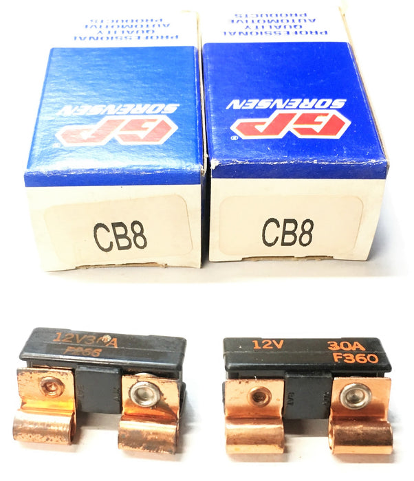 GP Sorensen Circuit Breaker CB8 [Lot of 2] NOS