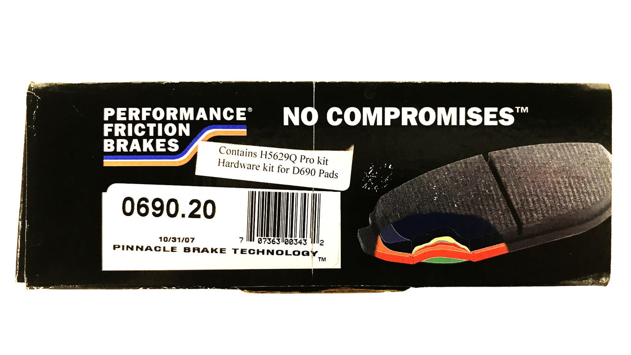 Performance Fiction Brakes Carbon Metallic Brake Pads 0690.20 NOS