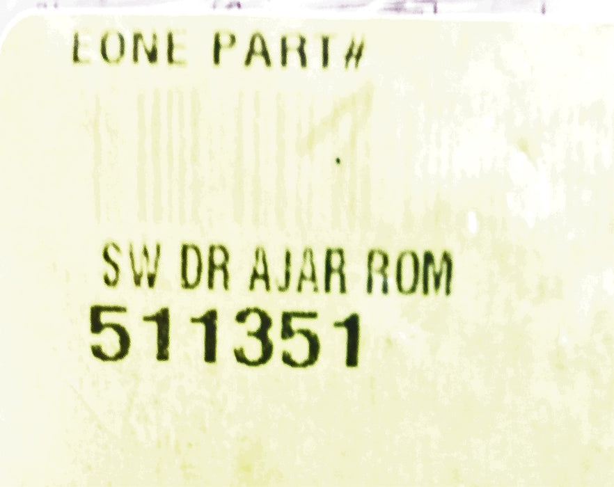 E-ONE/ROM Door Ajar Switch 511351 NOS