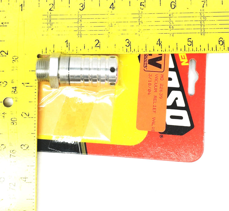 Moroso 3/4-16 Thread And Retaining Nut Vacuum Relief Valve 22639 NOS