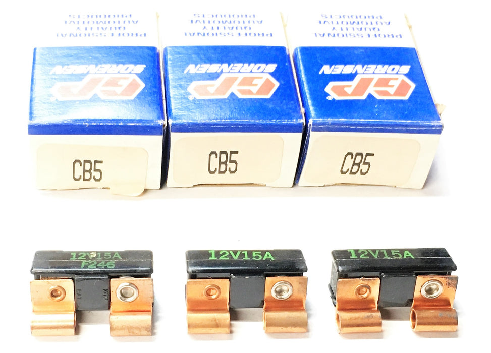 GP Sorensen Circuit Breaker CB5 [Lot of 3] NOS