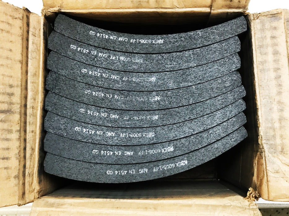 ABEX Brake Shoe Lining Strips, Set of 8, EN-4514 NOS