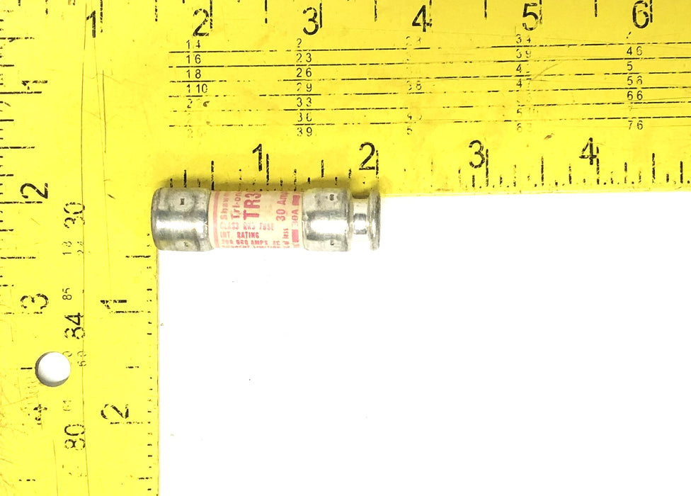 Bussmann Tri-onic 30A 250VAC Class RK5 Fuse TR30R [Lot of 2] NOS
