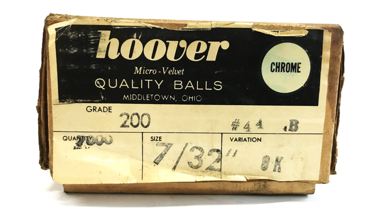 Hoover 7/32 inch Grade 200 Steel Bearing Balls 7000-7/32 [Lot/Box of 7000] NOS