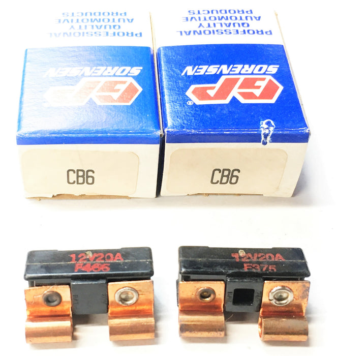 GP Sorensen Circuit Breaker CB6 [Lot of 2] NOS