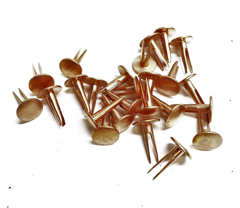 Unbranded 1" x 5/8" Copper Split Rivet [Lot of 25] NOS