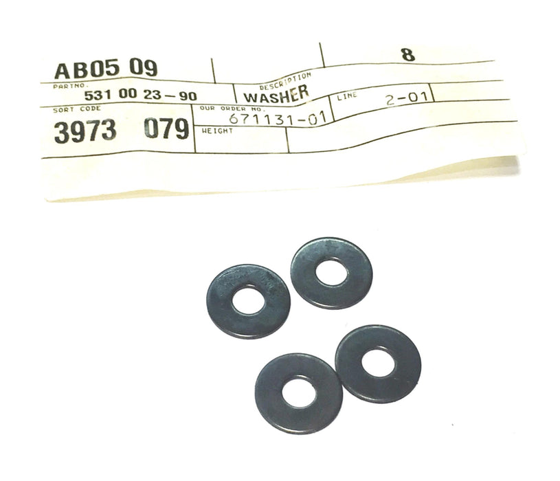 Husqvarna Flat Washer 531-00-23-90 [Lot of 4] NOS
