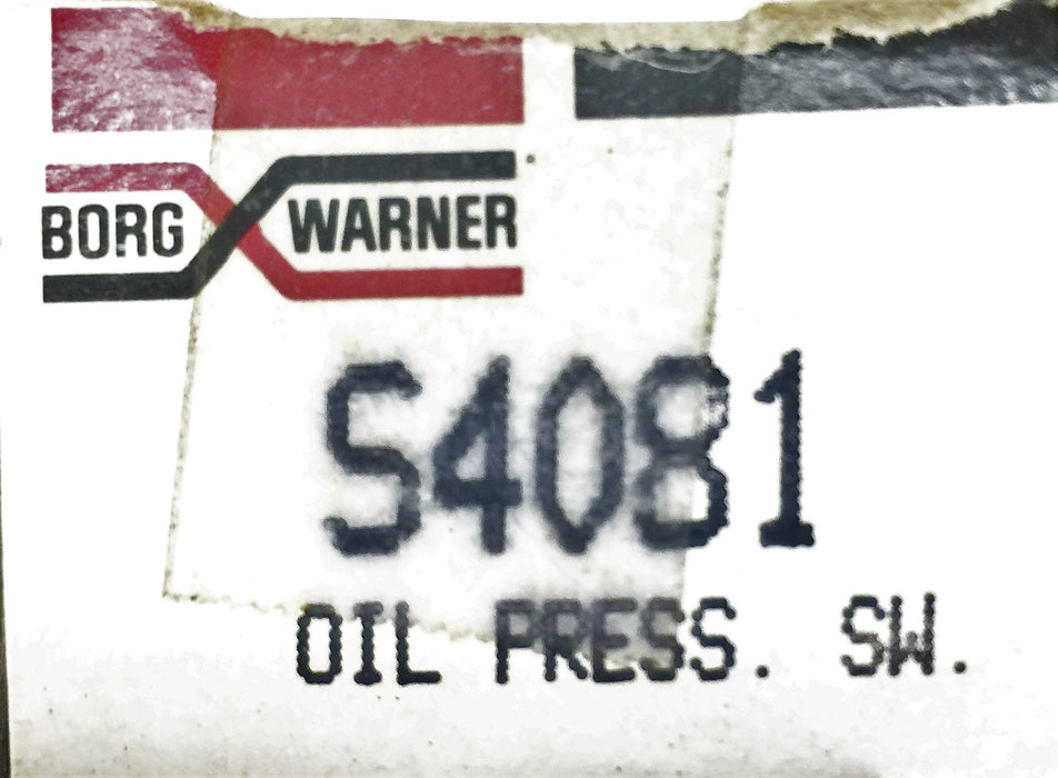 Borg/Warner Oil Pressure Switch S4081 NOS