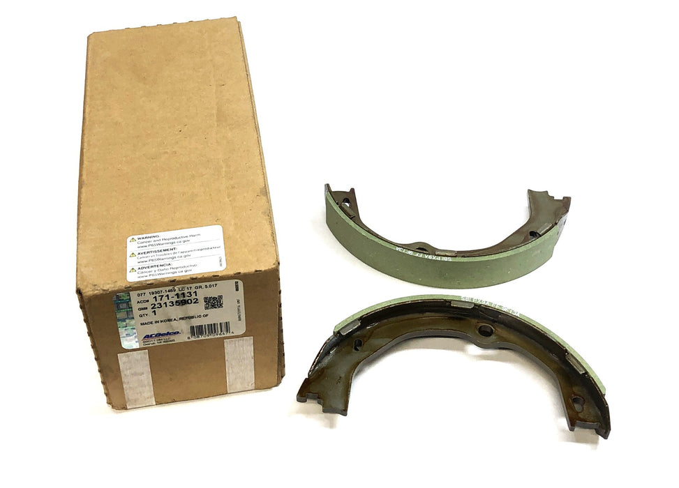 ACDelco Rear Parkng Brake Shoes 171-1131 (23135902) NOS