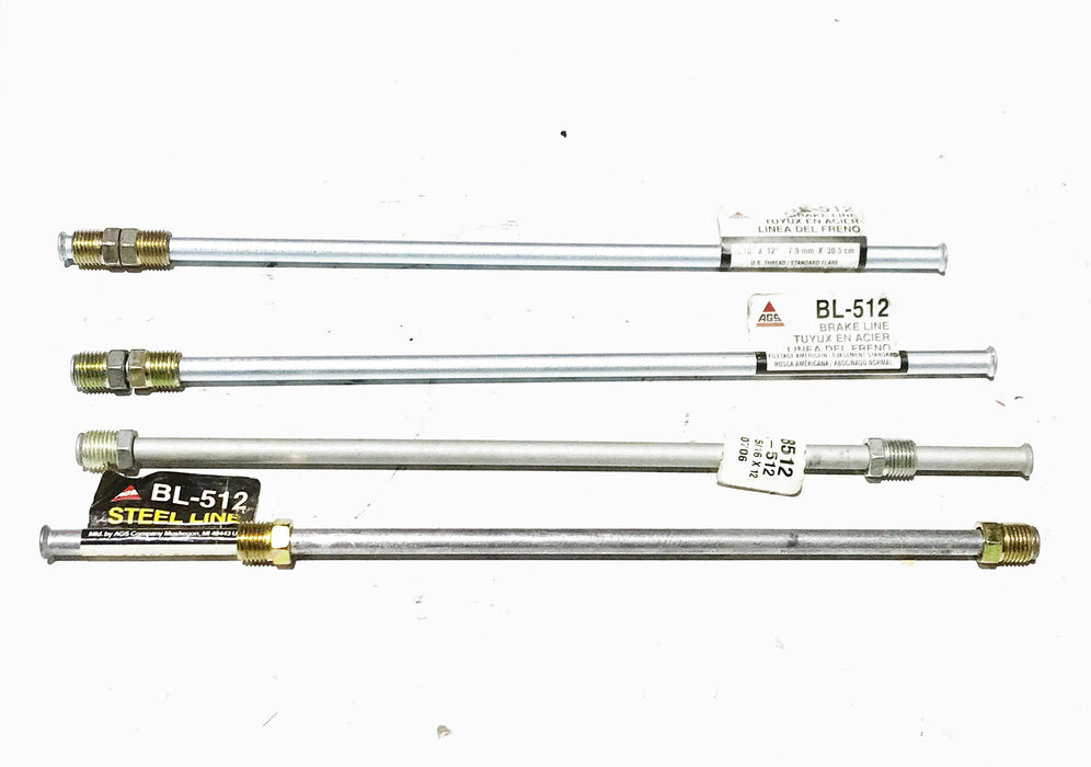 American Grease Stick AGS Brake Line BL-512 [Lot of 4] NOS