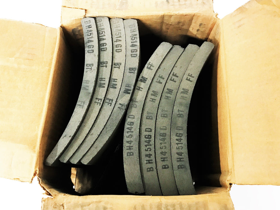 BT Brake Shoe Lining Strips, Set of 8, RH-4514-GD NOS