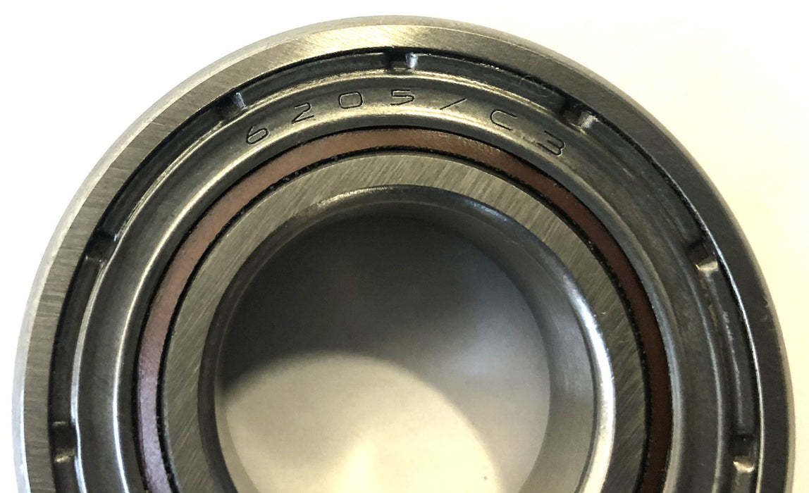 SKF Steel Single Row Double Seal Bearing 6205/C3 NOS