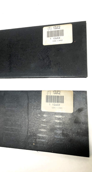 Unbranded 4"X36"X1/4" Neoprene Rubber Strip 1DUC2 (1030-1/4HGY) [Lot of 2] NOS