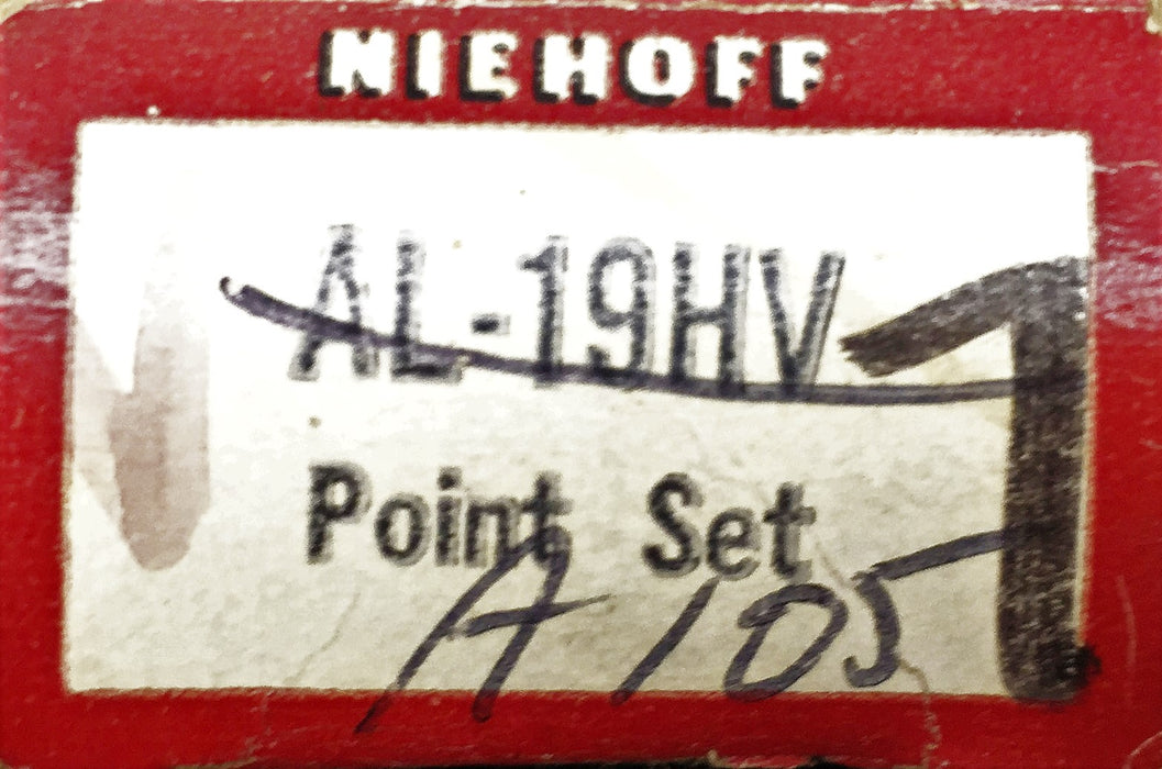 Niehoff Contact Point Set AL-19HV NOS