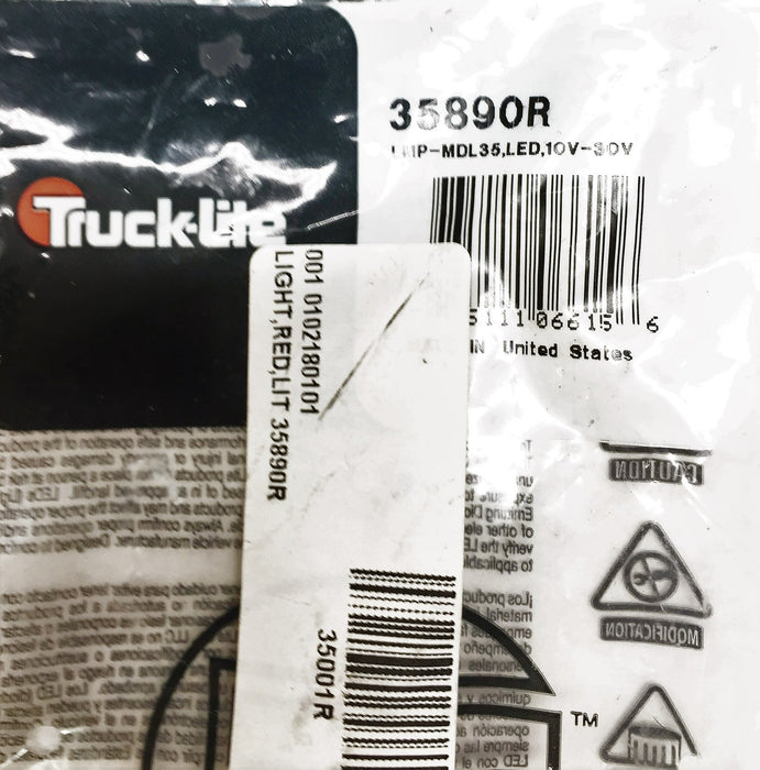 Truck-Lite Red Lamp 35890R NOS