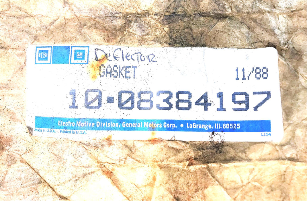 GM GENUINE DEFLECTOR GASKET 2-5/16" ID 3-1/2"OD 10-08384197 [LOT OF 3] NOS