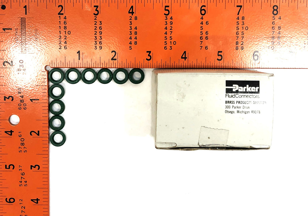 Parker 1/4 Green Prestolok Color Button (102 Count) 6LG87 [Lot of 2] NOS