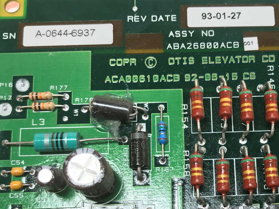 Otis Elevator Circuit Board ABA26800ACB USED