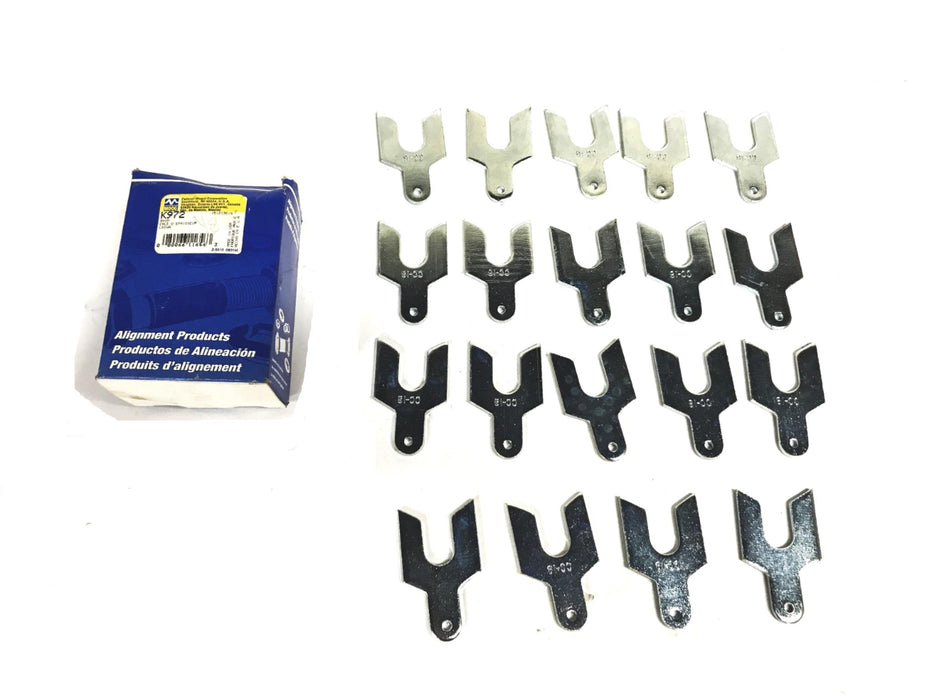 Moog Caster/Camber Shim K972 [Lot of 19] NOS