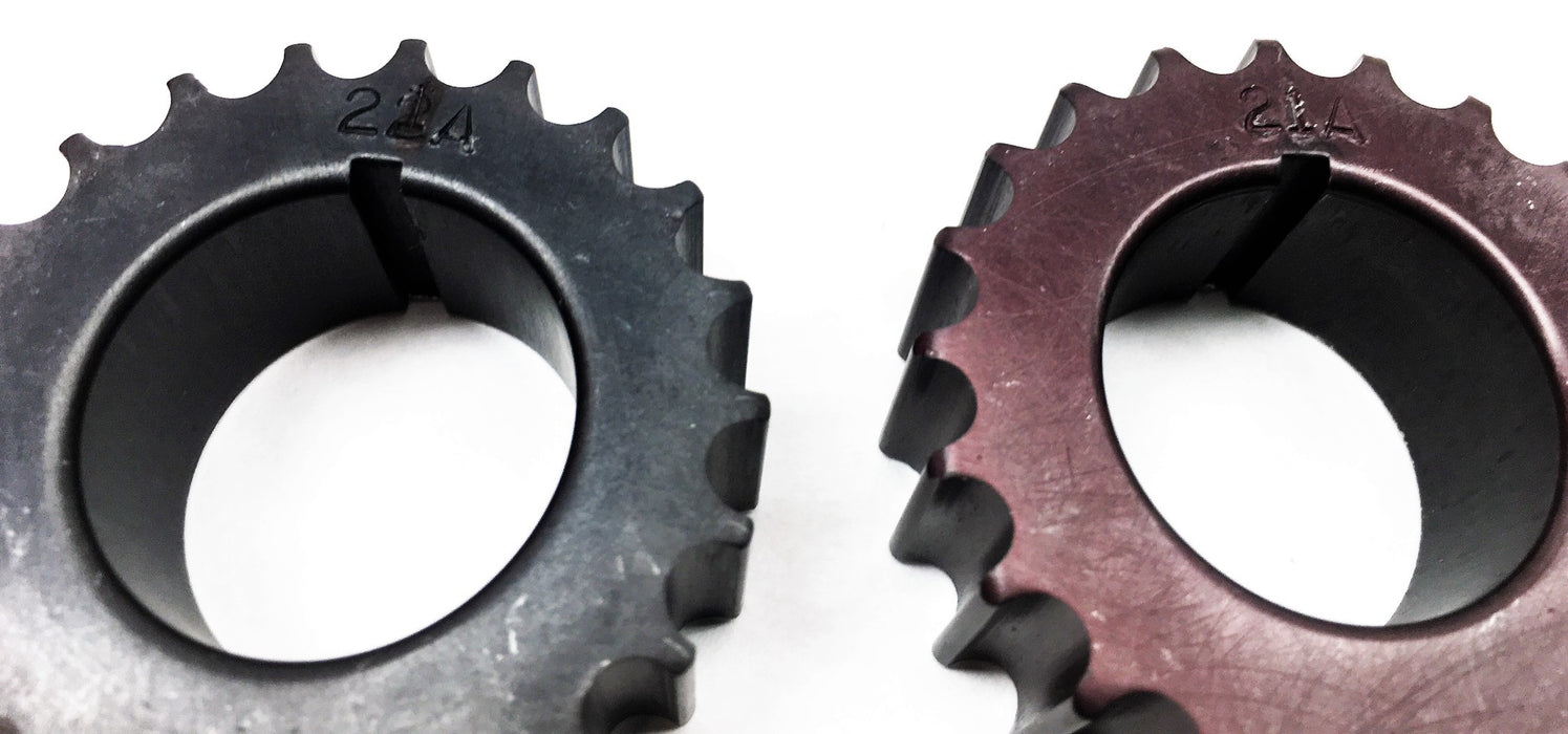 Unbranded 2 Piece Set 21 Tooth 1-1/8 Inch ID Timing Sprocket Gear 21AS NOS