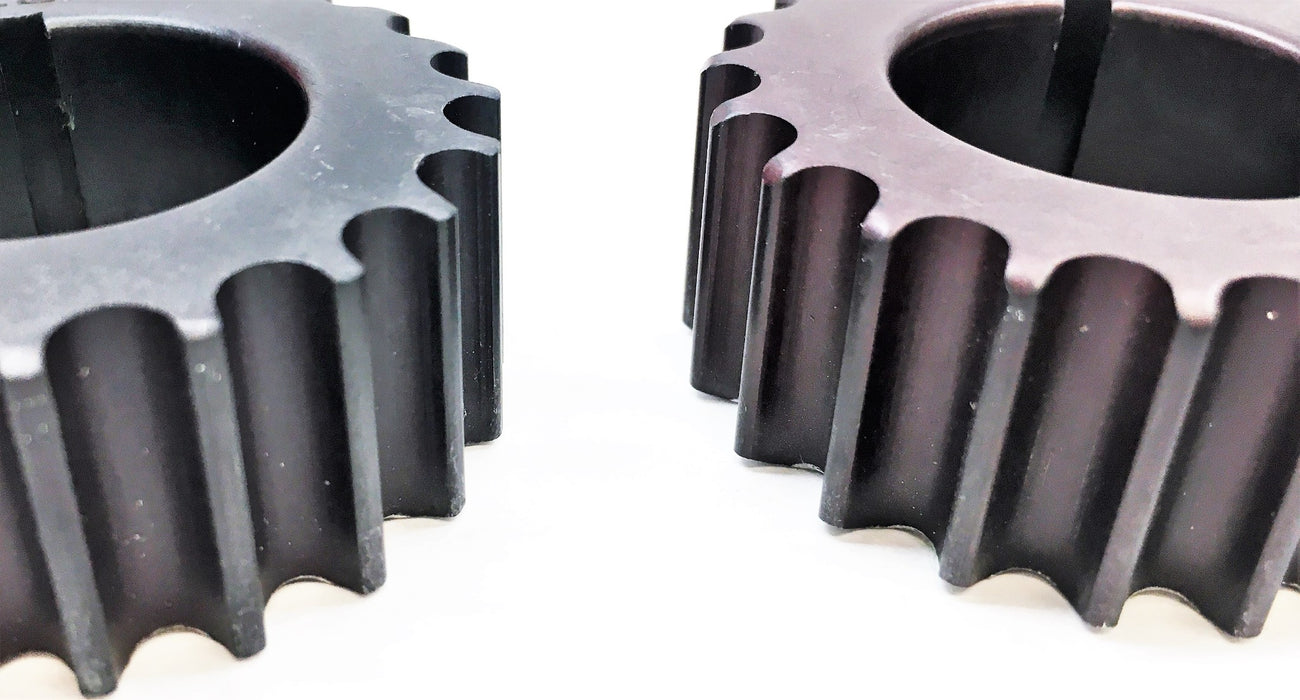Unbranded 2 Piece Set 21 Tooth 1-1/8 Inch ID Timing Sprocket Gear 21AS NOS