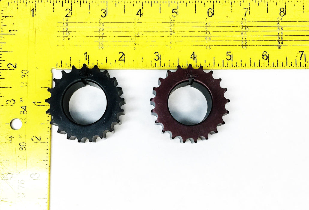 Unbranded 2 Piece Set 21 Tooth 1-1/8 Inch ID Timing Sprocket Gear 21AS NOS