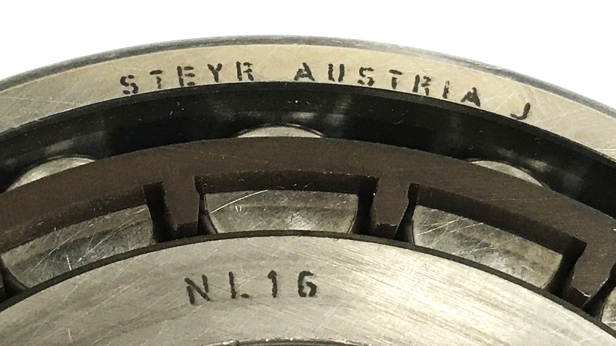Consolidated Steyr Cylindrical Roller Bearing NL-16 NOS
